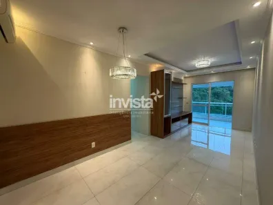 Apartamento com 3 Quartos para alugar, 87m² no José Menino, Santos