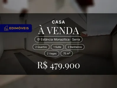 Casa com 2 Quartos à venda, 75m² no Estância Monazítica, Serra