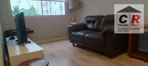 Apartamento com 1 Quarto para alugar, 43m² no Brooklin Paulista, São Paulo