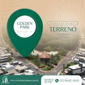 Lote/Terreno à venda, 420m² no Golden Park Residence II, Mirassol