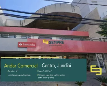 Imóvel Comercial para alugar, 1762m² no Centro, Jundiaí