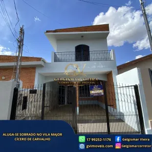 Casa com 3 Quartos para alugar, 200m² no Vila Major Cícero de Carvalho, Bebedouro