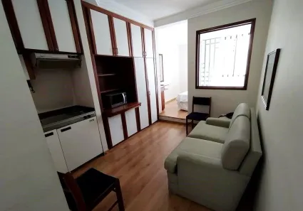 Flat com 1 Quarto para alugar, 34m² no Cerqueira César, São Paulo