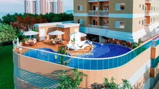 Apartamento com 2 Quartos à venda, 46m² no Parque São Vicente, São Vicente
