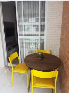 Apartamento com 1 Quarto para alugar, 49m² no Ponta da Praia, Santos