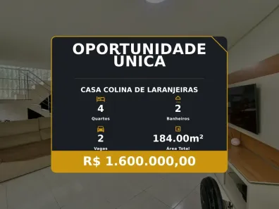 Casa com 4 Quartos à venda, 184m² no Colina de Laranjeiras, Serra