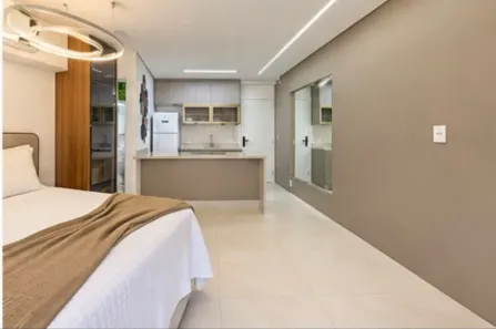 Apartamento com 1 Quarto para alugar, 42m² no Campo Belo, São Paulo