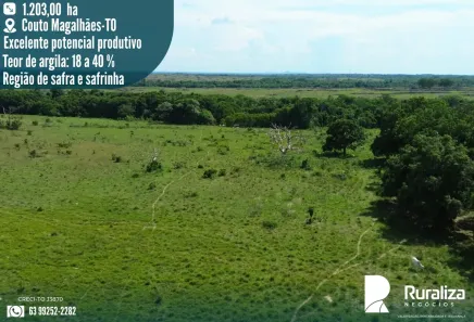 Fazenda/Sítio à venda, 1203m² no , Couto Magalhães