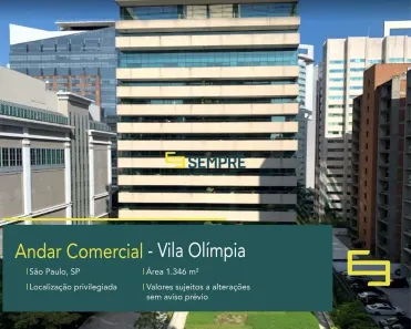 Imóvel Comercial para alugar, 1346m² no Vila Olímpia, São Paulo