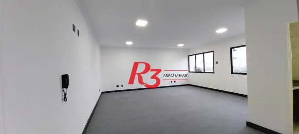 Sala Comercial para alugar, 50m² no Vila Mathias, Santos