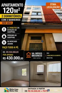 Apartamento com 2 Quartos para alugar, 120m² no Centro, São Caetano do Sul
