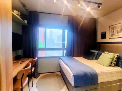 Apartamento com 1 Quarto para alugar, 18m² no Santo Amaro, São Paulo