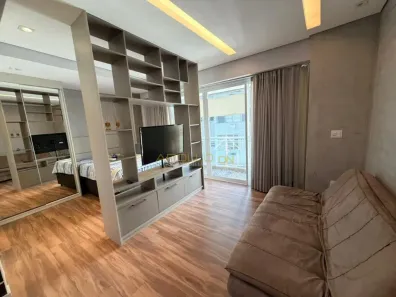 Apartamento com 1 Quarto para alugar, 45m² no Gonzaga, Santos
