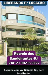 Apartamento com 2 Quartos para alugar, 110m² no Recreio dos Bandeirantes, Rio de Janeiro