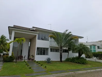 Casa de Condomínio com 5 Quartos para alugar, 370m² no Busca Vida (Abrantes), Camaçari