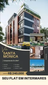 Apartamento com 1 Quarto à venda, 22m² no Intermares, Cabedelo