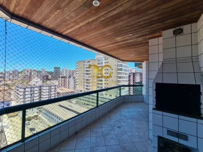 Apartamento com 3 Quartos para alugar, 132m² no Canto do Forte, Praia Grande