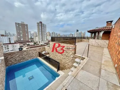Cobertura com 3 Quartos à venda, 170m² no Campo Grande, Santos