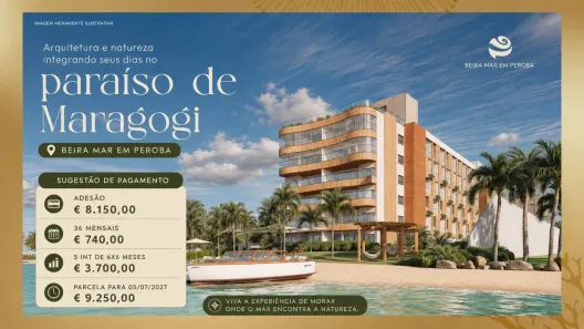 Apartamento com 1 Quarto à venda, 32m² no , Maragogi