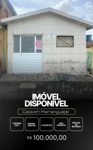 Apartamento com 3 Quartos à venda, 65m² no Centro, Mamanguape