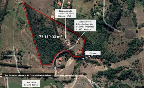 Fazenda/Sítio à venda, 73017m² no Sousas, Campinas