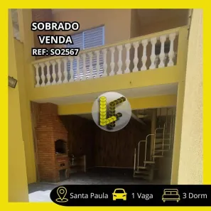 Sobrado com 3 Quartos à venda, 175m² no Santa Paula, São Caetano do Sul