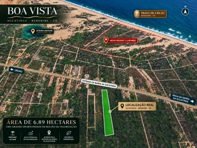 Lote/Terreno à venda, 68900m² no Sucatinga, Beberibe