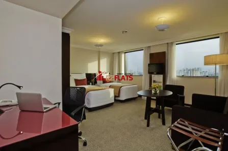 Flat com 1 Quarto para alugar, 25m² no Itaim Bibi, São Paulo