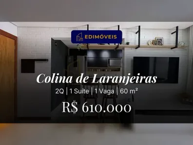 Apartamento com 2 Quartos à venda, 60m² no Colina de Laranjeiras, Serra