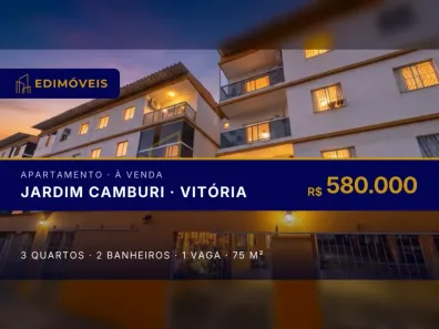 Apartamento com 3 Quartos à venda, 75m² no Jardim Camburi, Vitória