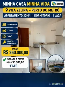 Apartamento com 1 Quarto à venda, 30m² no Vila Zelina, São Paulo