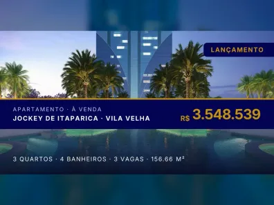 Apartamento com 3 Quartos à venda, 156m² no Jockey de Itaparica, Vila Velha