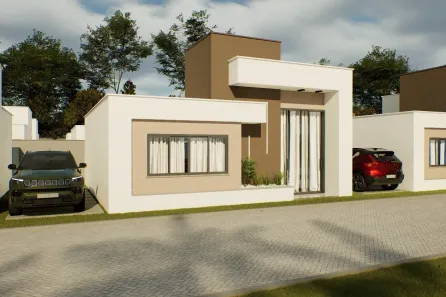 Casa de Condomínio com 3 Quartos à venda, 77m² no Jardim Limoeiro, Camaçari