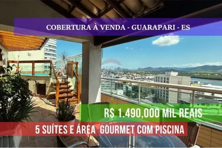 Cobertura com 5 Quartos à venda, 360m² no São Judas Tadeu, Guarapari