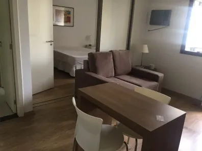 Flat com 1 Quarto para alugar, 24m² no Moema, São Paulo