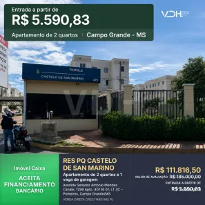 Apartamento com 2 Quartos à venda, 43m² no Pioneiros, Campo Grande