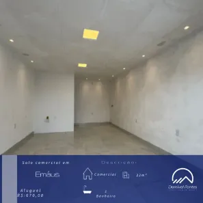 para alugar, 22m² no Emaús, Parnamirim