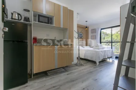 Flat com 1 Quarto à venda, 26m² no Santo Amaro, São Paulo