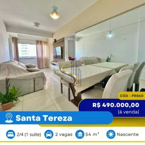 Apartamento com 2 Quartos à venda, 54m² no Luiz Anselmo, Salvador