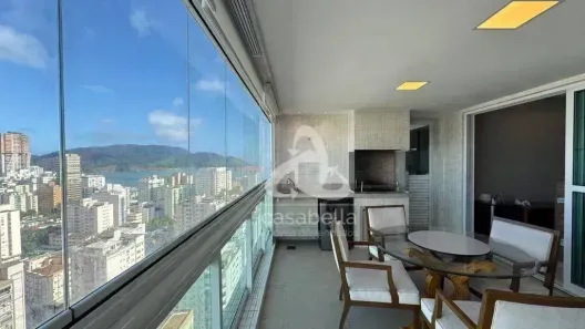 Apartamento com 3 Quartos para alugar, 151m² no Aparecida, Santos