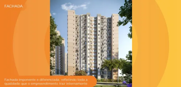 Apartamento com 3 Quartos à venda, 61m² no Loteamento Celina Park, Goiânia