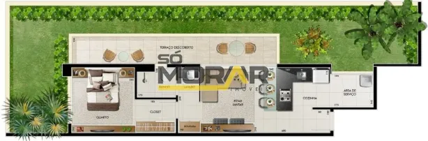 Apartamento com 1 Quarto à venda, 103m² no Barro Preto, Belo Horizonte