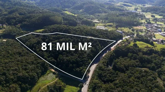 Lote/Terreno à venda, 81533m² no Testo Salto, Blumenau