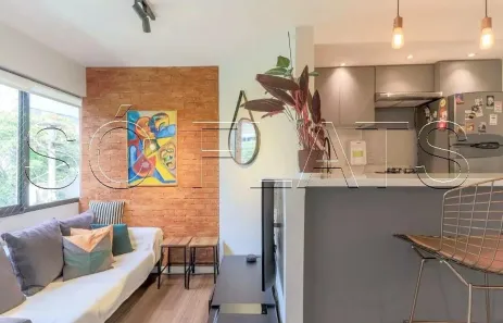 Flat com 1 Quarto à venda, 49m² no Cidade Monções, São Paulo