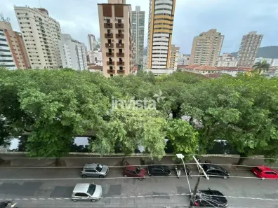 Apartamento com 3 Quartos para alugar, 107m² no Gonzaga, Santos