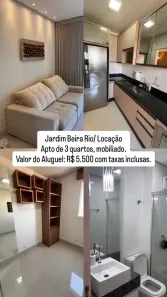 Apartamento com 3 Quartos para alugar, 81m² no Grande Terceiro, Cuiabá