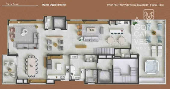 Cobertura com 4 Quartos à venda, 476m² no Batel, Curitiba