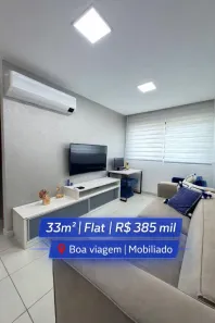 Apartamento com 1 Quarto à venda, 33m² no Pina, Recife