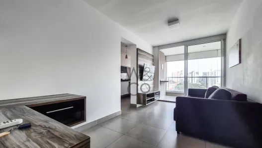 Apartamento com 1 Quarto para alugar, 45m² no Brooklin Paulista, São Paulo