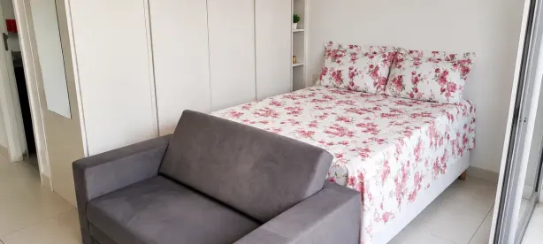 Apartamento com 1 Quarto para alugar, 25m² no Indianópolis, São Paulo